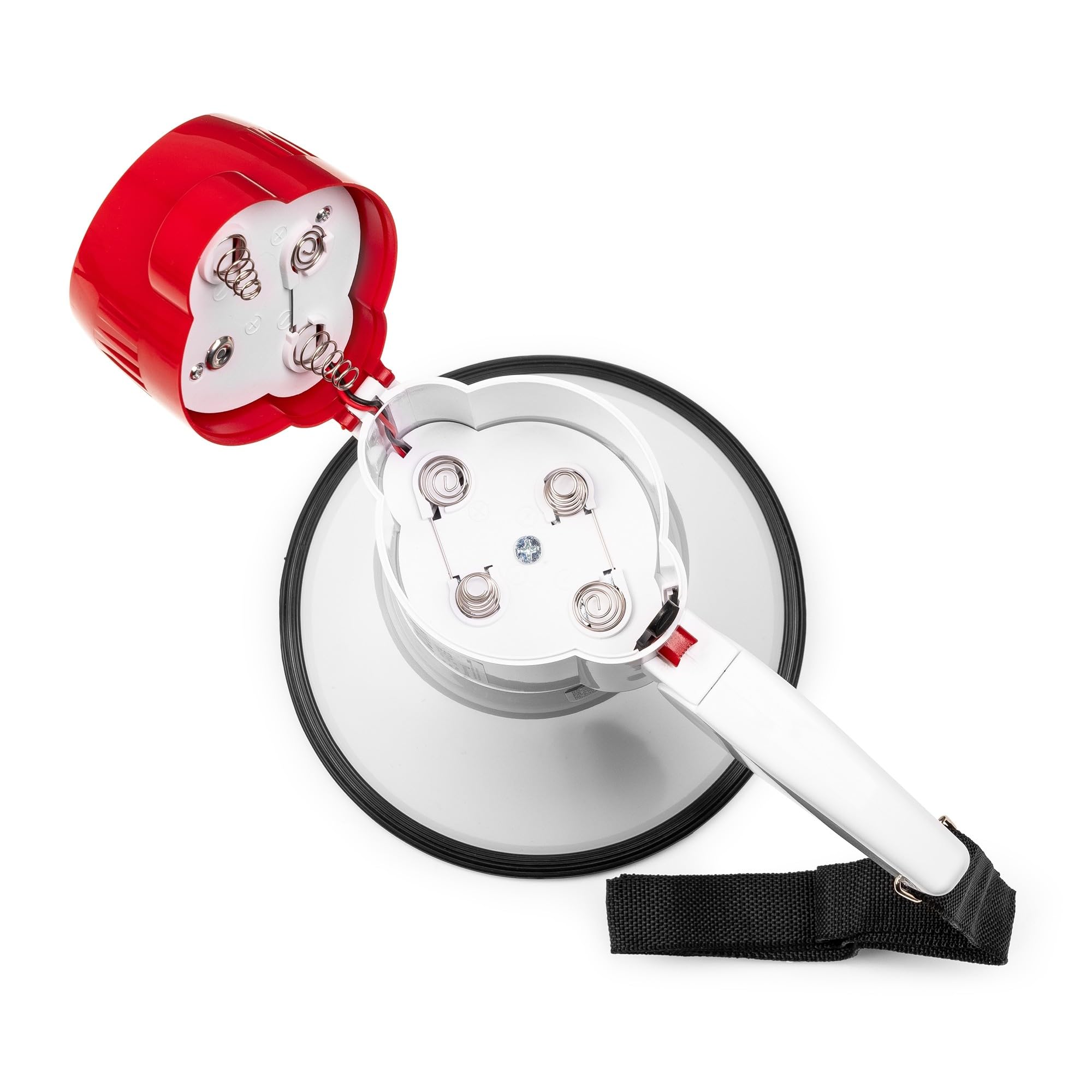 VONYX MEG020 Mégaphone Compact 20W, Idéal pour Manifestations et Matchs Sportifs - Jusqu’à 700 Mètres, Fonctions Enregistrement et Sirène, Poignée avec Dragonne, Réglage du Volume