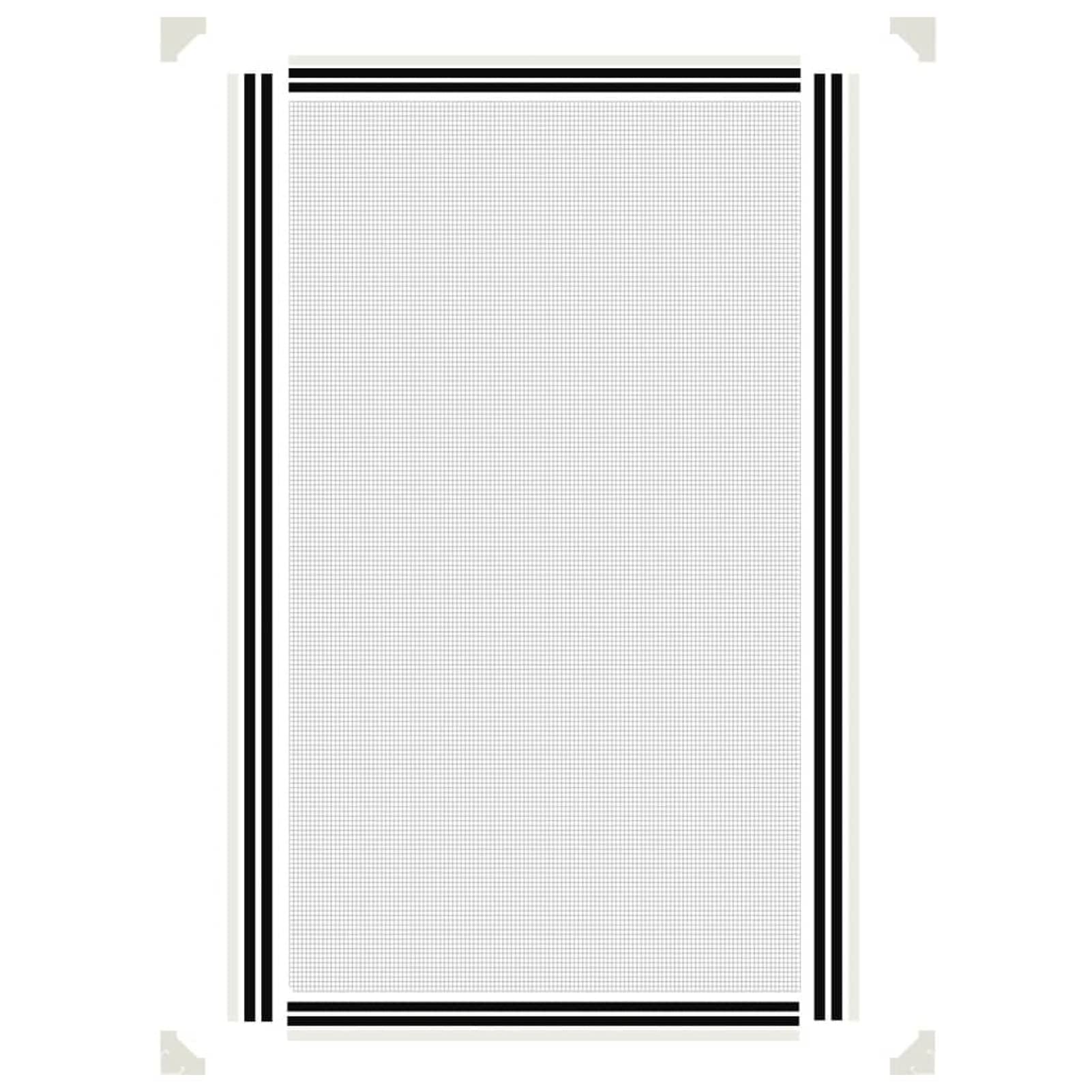 LAPOOH Magnet-Insektenschutz für Fenster, Fliegengitter Fenster, Fliegenschutz Fenster, Pollenschutzgitter Fenster, Insektengitter Fenster, Insektennetz, Fensternetz, Weiß 80x140 cm