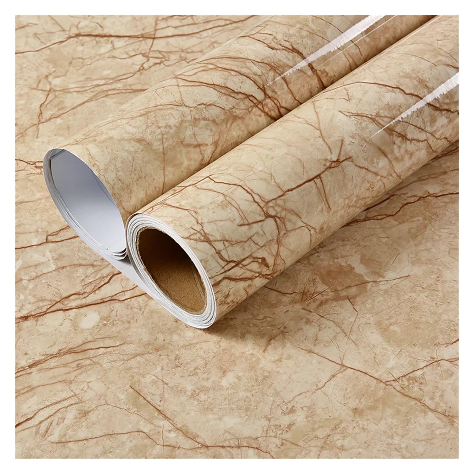 Aywtiun Marble20 Oil Proof Waterproof Contact Paper Marble Kitchen Waterproof And Oil Proof Sticker Cabinet Renovation Self-Adhesive Wallpaper Stove Top For Kitchen Worktop Fridge Splashback(,60Cmx10m)