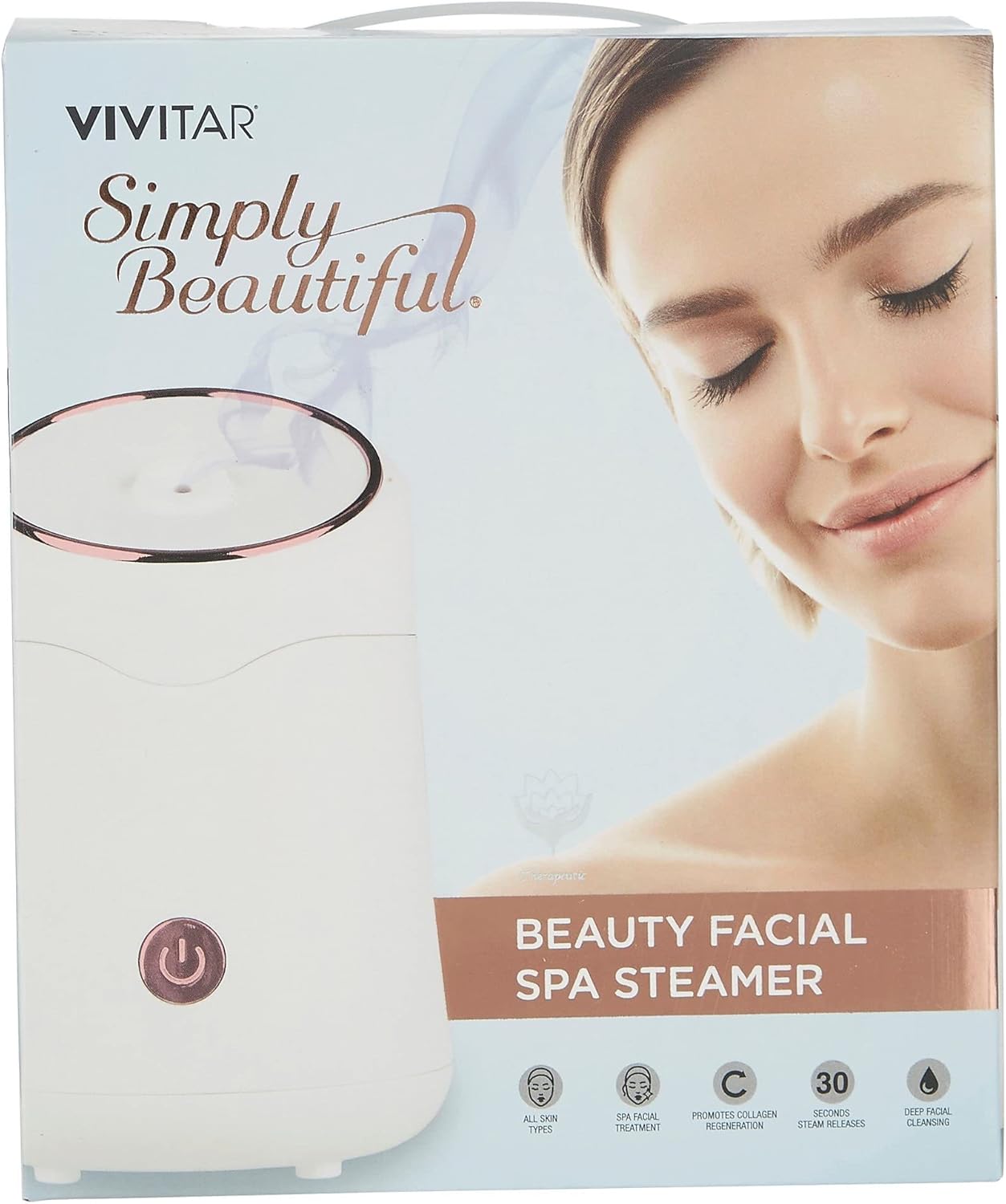 Vivitar Beauty Facial Spa Steamer One Size White Beauty