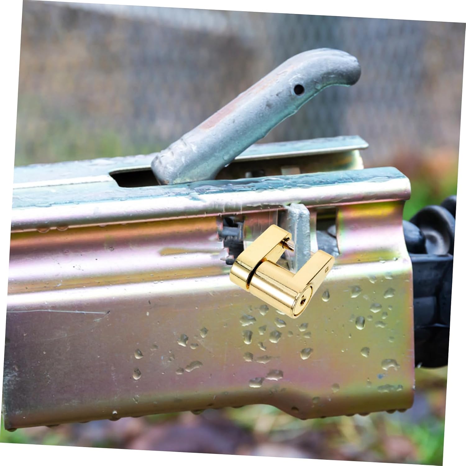 Hitch Lock for Trailer Trailer Padlock High Security Solid Brass Lock for Coupler