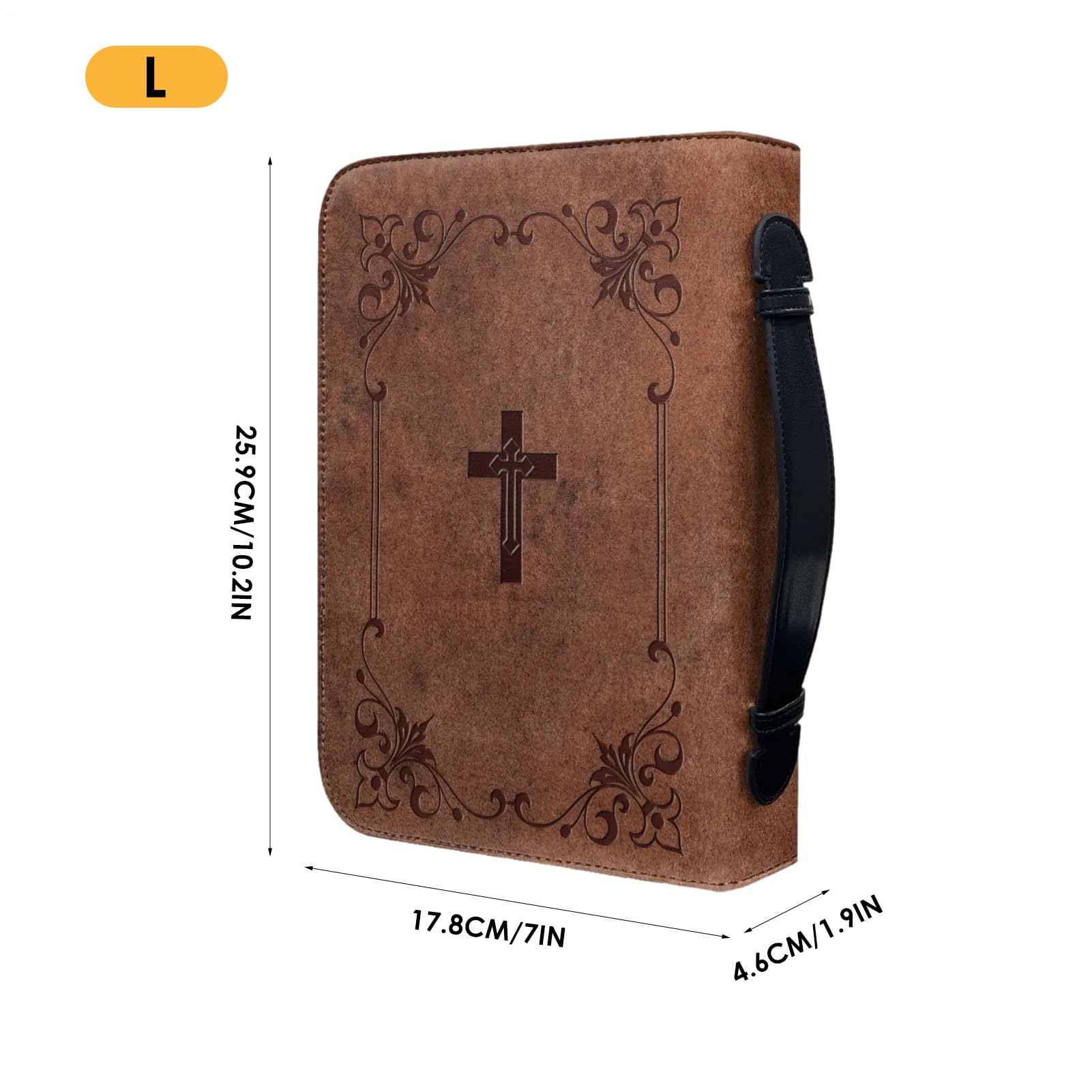 Funda de - Personalizado Bolsa para Hombres Mujeres Libro Iglesia Bolsas con Asa Con Asa, Bolsa Con Múltiples Compartimentos Para Padres, Madres, Amigos