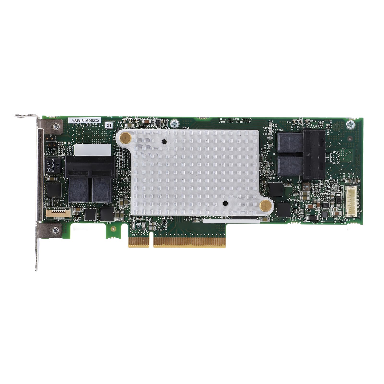 Scheda Controller SAS ASR 81605ZQ per Trasferimento Dati Ad Alta velocità con Cache da 1 GB e 16, Ideale per Server Aziendali