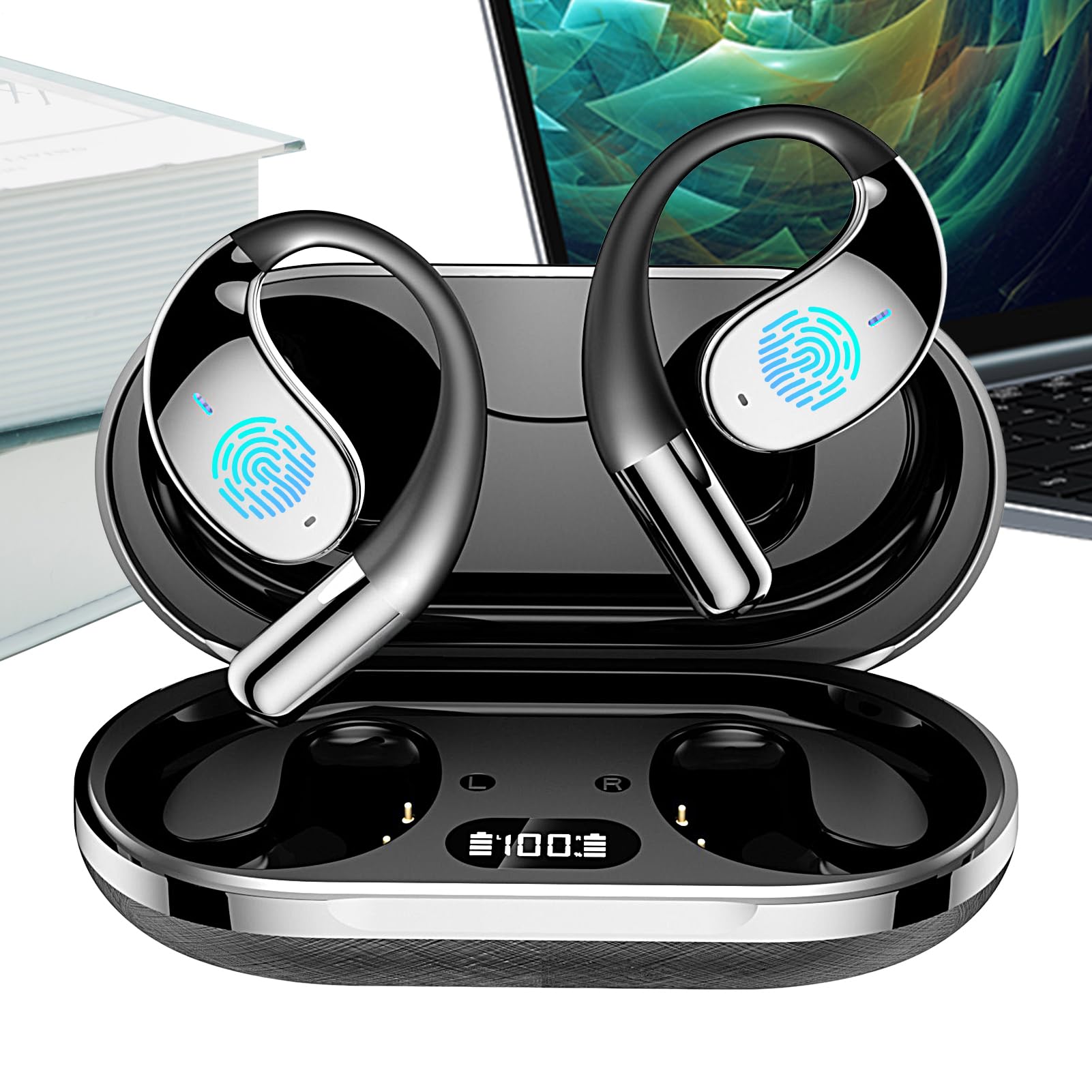 Auricolari Traduttore Con Intelligenza Artificiale In Reale, Cuffie Con Traduzione In 144 Lingue, Cuffie Wireless Con Precisione Elevata E Voce HD, Dispositivo Interprete Per Conversazioni In Reale