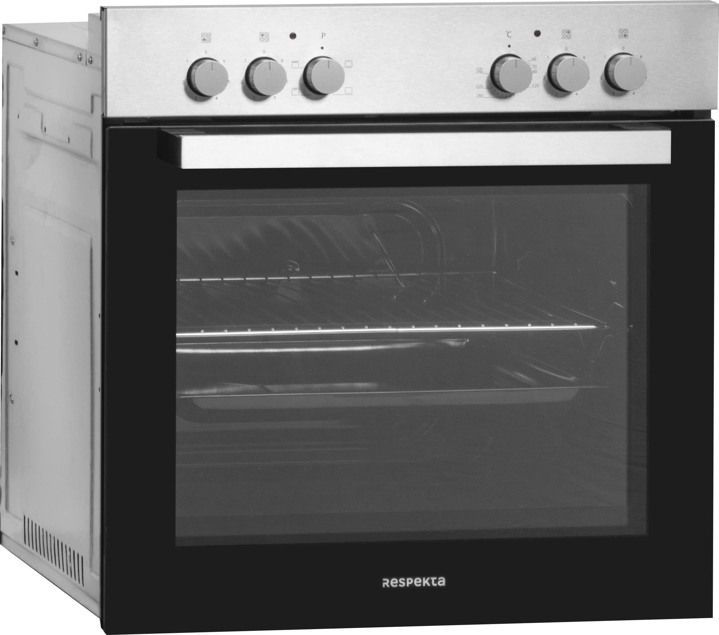 Respekta set cuisinière four et table de cuisson/Four de 62 L inclus avec plaque de cuisson/Cuisinière avec 2 plaques de cuisson/Classe d'efficacité énergétique A / HS1000-33/2 pièces