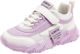 Mädchen Sneakers Leicht Atmungsaktiv Bequem Mesh Turnschuhe für Kinder mit Rutschfester Sohle Schnürung Modische Freizeitschuhe für Mädchen