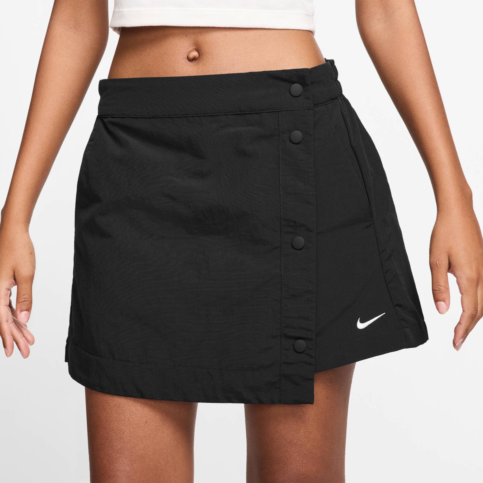 Nike Nike Sportswear Essential Skort Aus Webmaterial (Damen) Jupe-Short (Environ 7,5 cm) avec Taille Moyenne en matière tissée pour Femme Femme