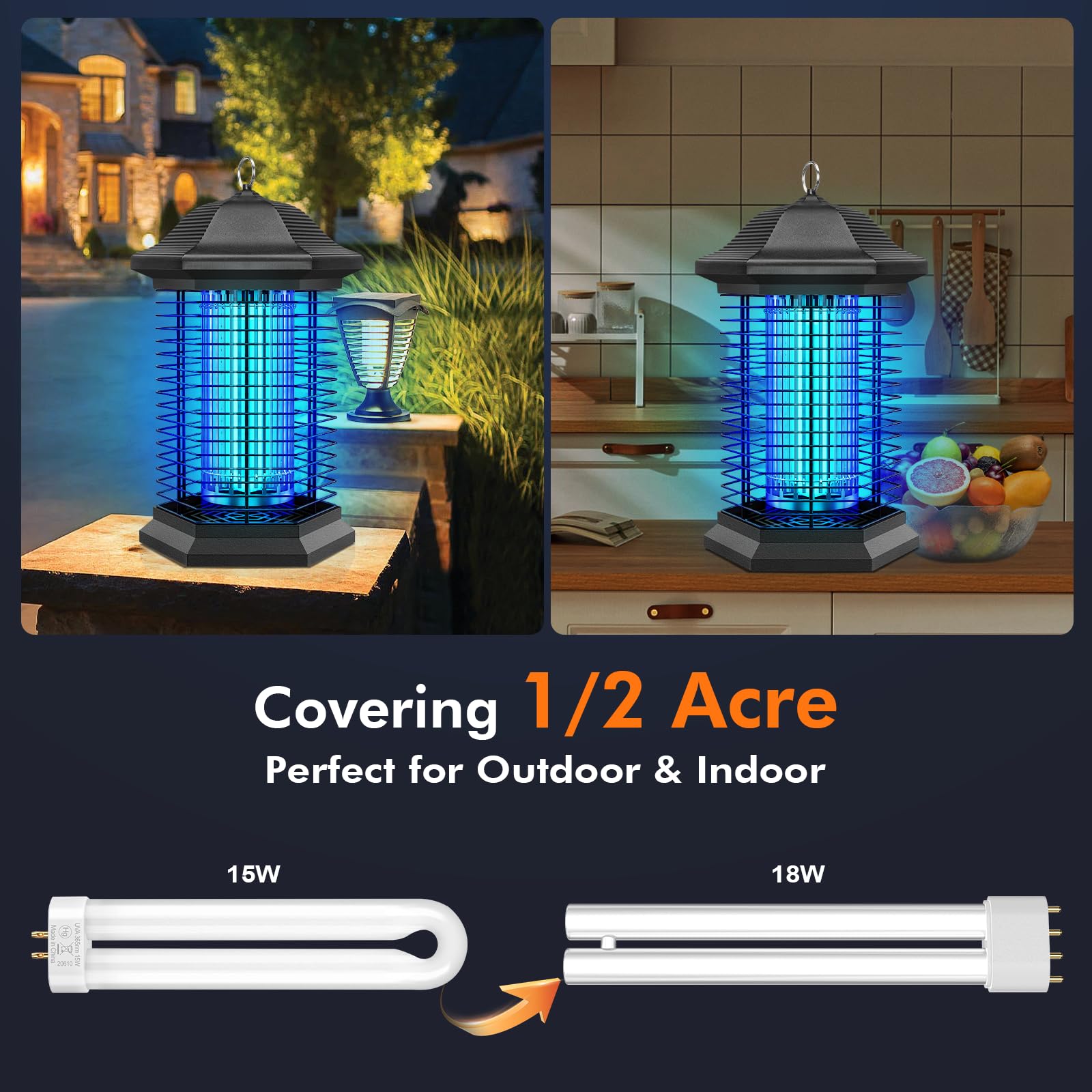 AMUFER Bug Zapper - Mosquito Control -3
