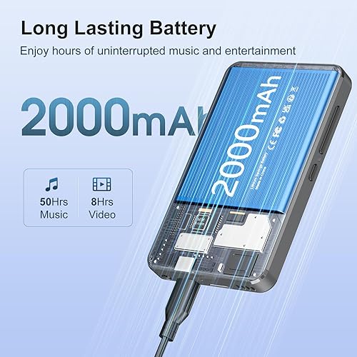 Miniatura 6 de Reproductor de MP3 con Bluetooth y WiFi, reproductor de música MECHEN MP3 y MP4 con Spotify, Tienda Music, Deezer, Audible, Navegador, Reproductor