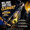 De Jure Fitness Plastic Tennis Cricket Bat Full Size 35 x 4.5 Inch | 900g Lightweight Cricket Bat with Rubber Grip Handle | Indoor & Outdoor Tennis Ball Bat gallery image