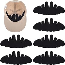 oruola 15pcs Hat Shaper Insert,Cap Shaper,Cap Protector with Unique Cave Design,Washable Reusable Hats Liner Sweat Protection for Baseball Caps, Sun Hats, Black