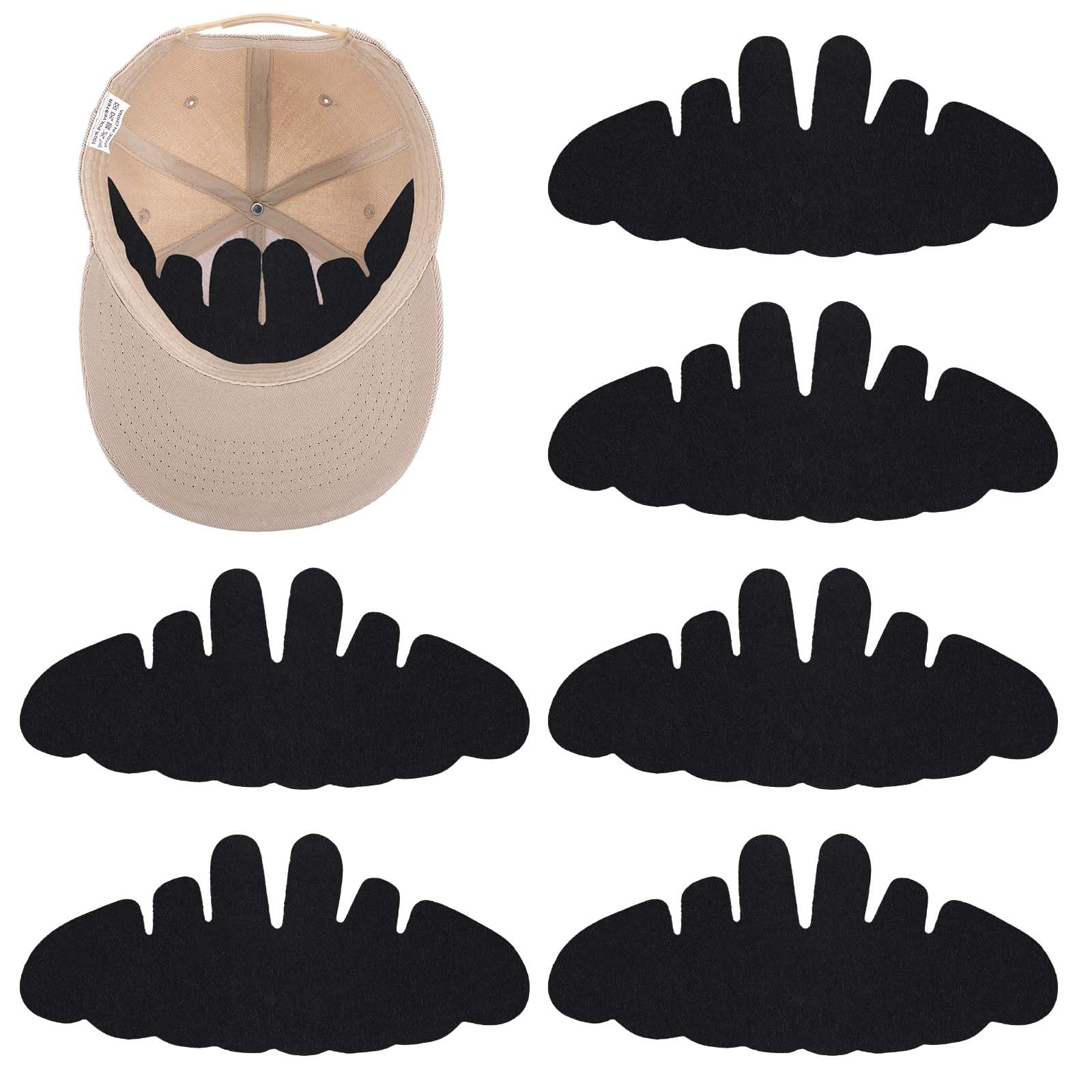 Oruola Lot de 15 inserts façonneurs de casquettes, protecteurs de casquettes avec design unique, lavables et réutilisables, protection contre la transpiration