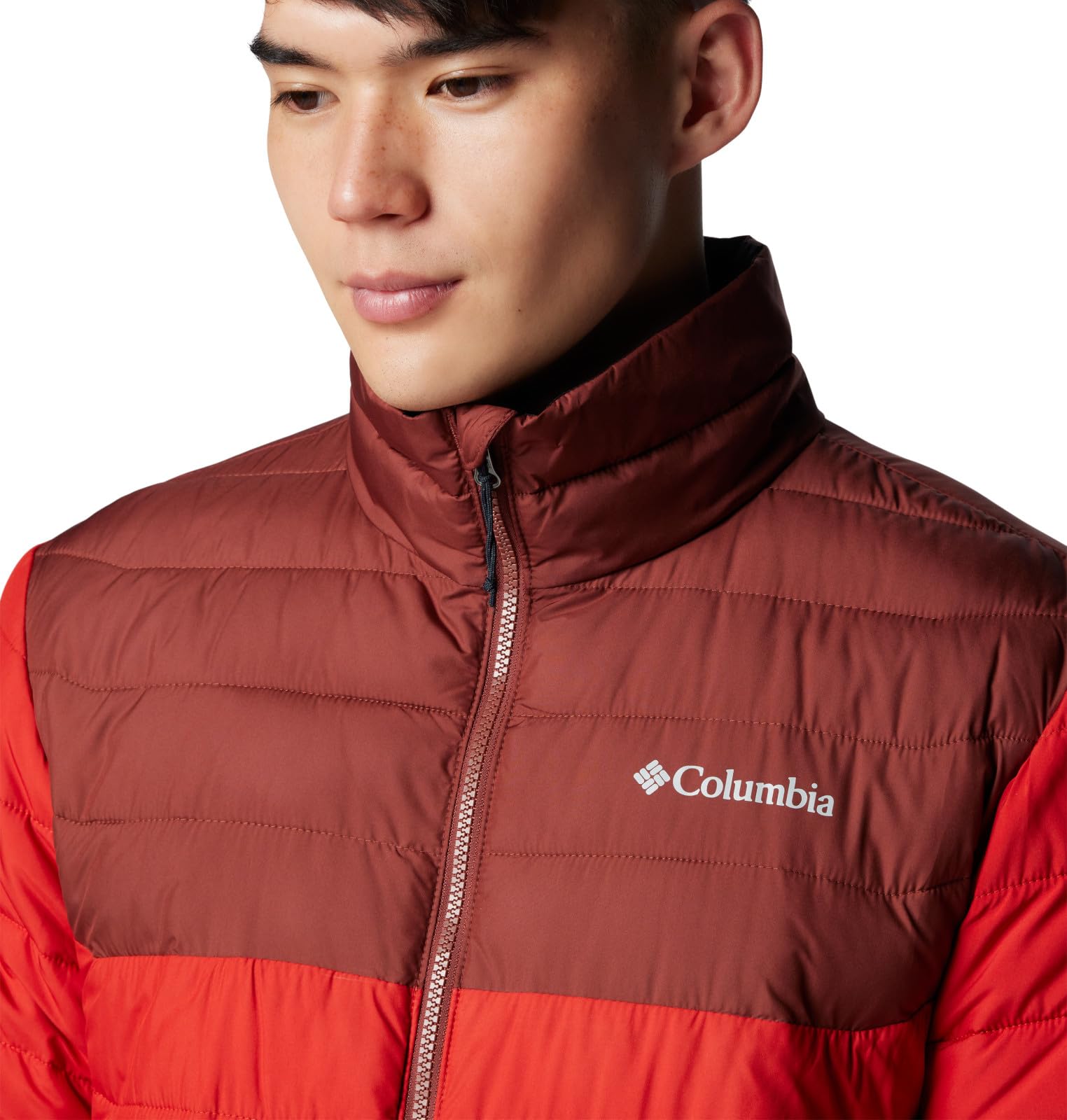 Columbia Men's Powder Lite II Jacket, Sail Red/Spice, Small view 5