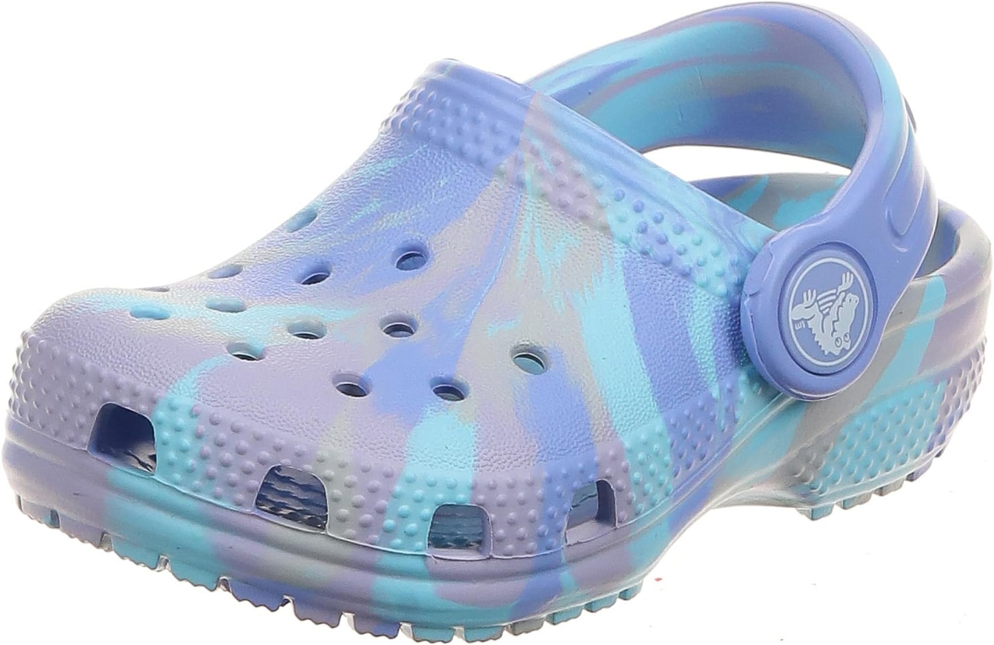 Crocs Classic Printed Clog K, Unisex-Child Clog Barely Pink, 20/21 EU