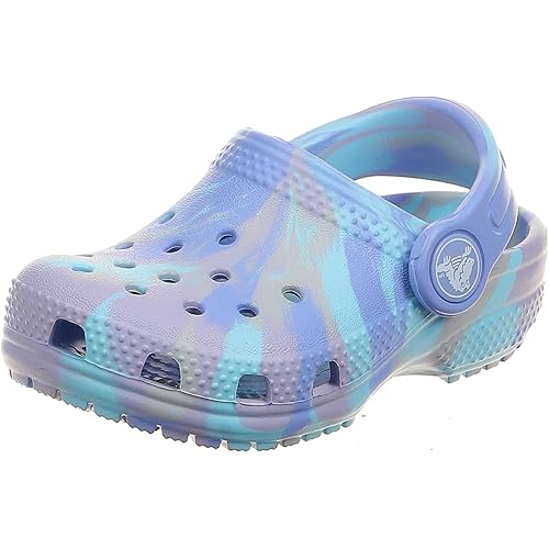 Crocs Kids' Classic Marbled Tie-Dye Clog