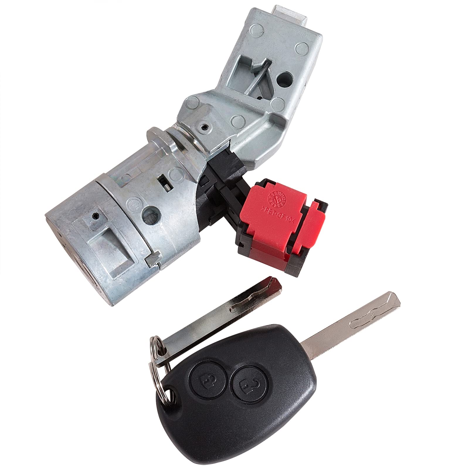 Twowinds - Bloccheto Accensione 487009186R Compatibile con Renault Master 3, Kangoo 2, Trafic 3, Modus, Twingo 2, Movano (2004-) - Interruttore Blocco Volano Antifurto - Neiman - Chiave