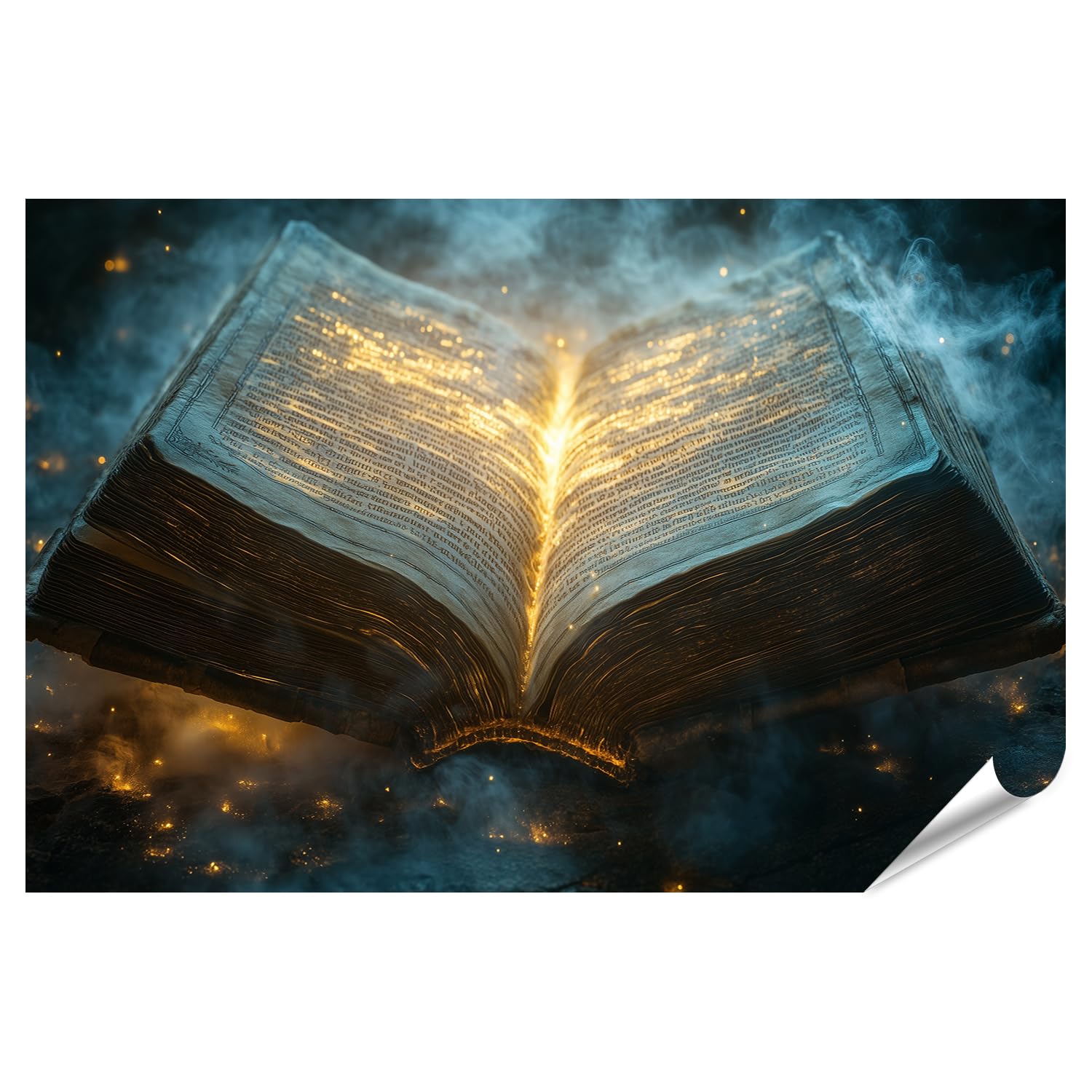 islandburner Prime XXL - Póster para jóvenes lectores, habitación infantil, diseño de libro mágico
