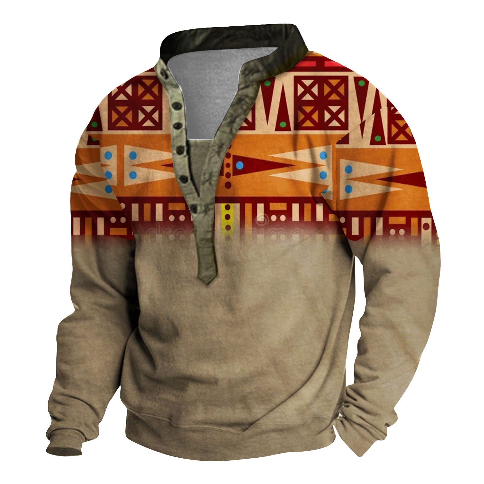 Pull tendance pour homme imprimé 3D au design graphique moderne au quotidien