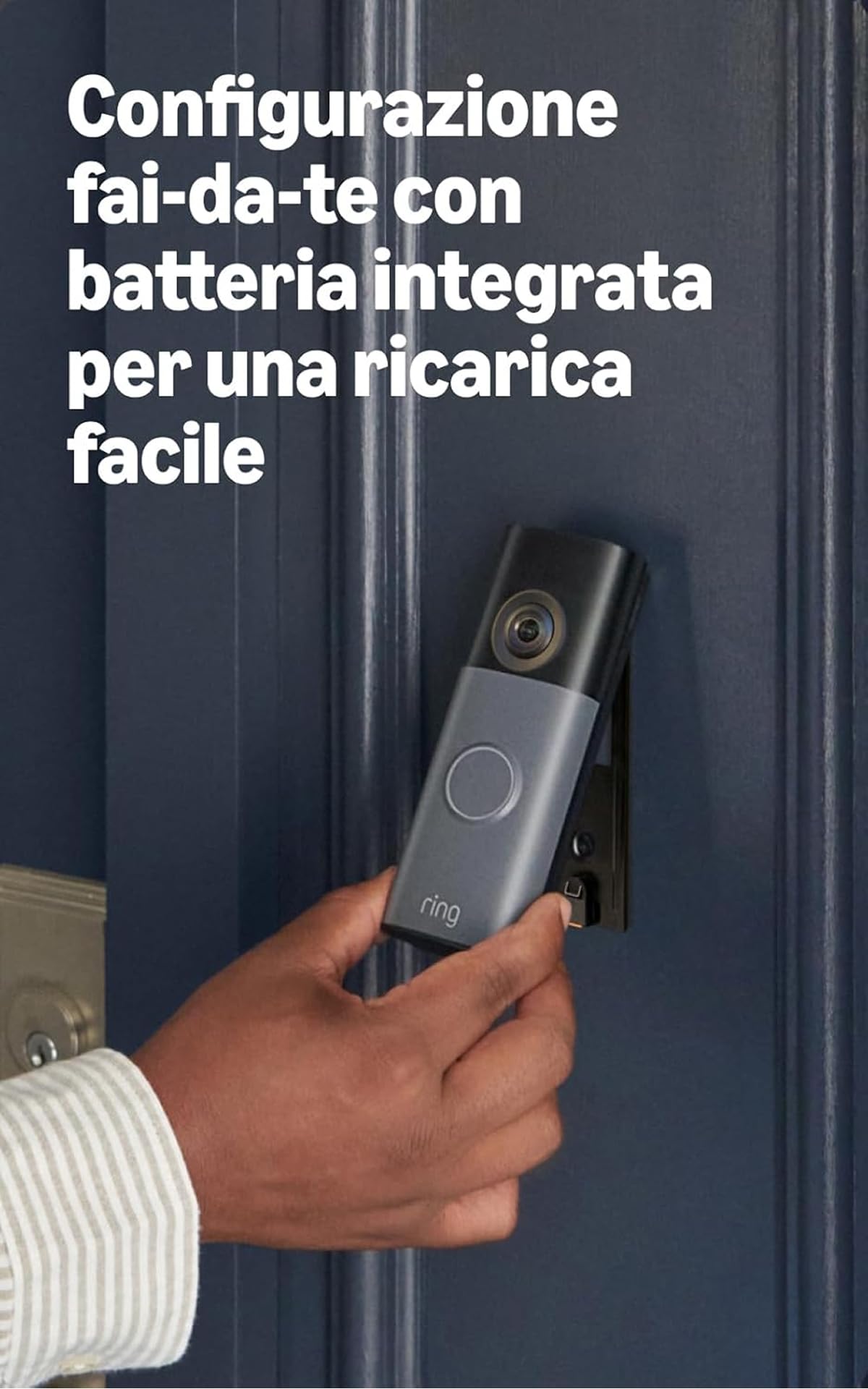 Ring Kit Sicurezza: Videocitofono (Ultima Gen.) Retinal 2K & Zoom 6x + Telecamera Esterna Batteria (Stick Up Cam) 1080p | Wireless | Alexa | 30 giorni di prova gratuita dell'Abbonamento Ring
