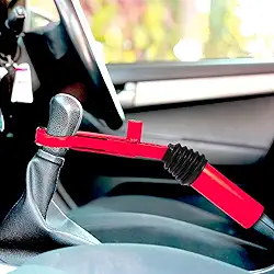 Trava de Segurança Carro Câmbio e Freio de Mão Antifurto Compatível em Veículos Manual e Automático