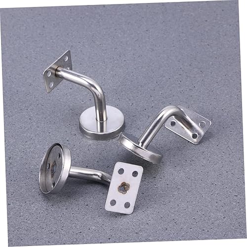 Miniatura 9 de OATIPHO 3 piezas de barandilla de pared de acero inoxidable barandilla de escalera de metal Mirin red de animales de peluche o hamaca reposamanos