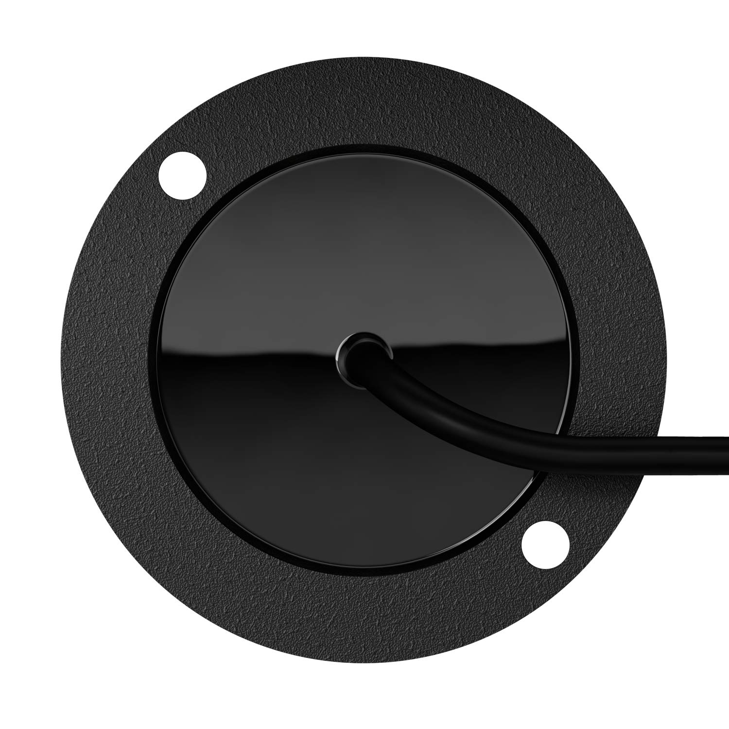 ledscom.de Lampada da terra a LED Bunda, a 2 fiamme, nera per esterni, transitabile, bianco caldo, set da 12
