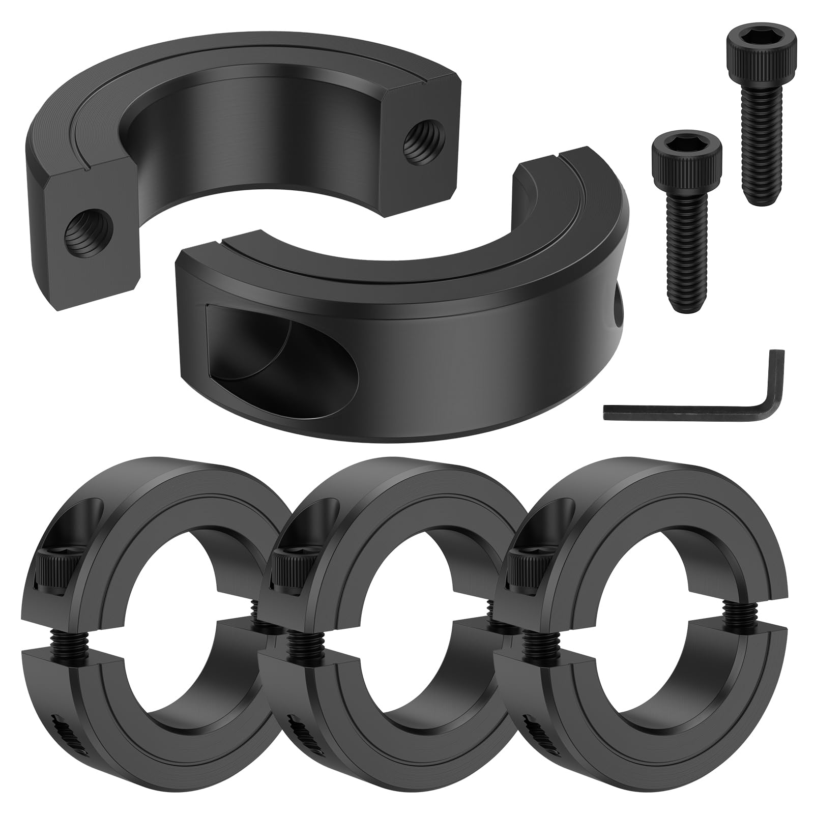Lulobtg Black 4 Pcs Office Chair Saver Kit Sinking Office Chair Saver For Stop Sinking Gas Lift Cylinder Stopper For Repair