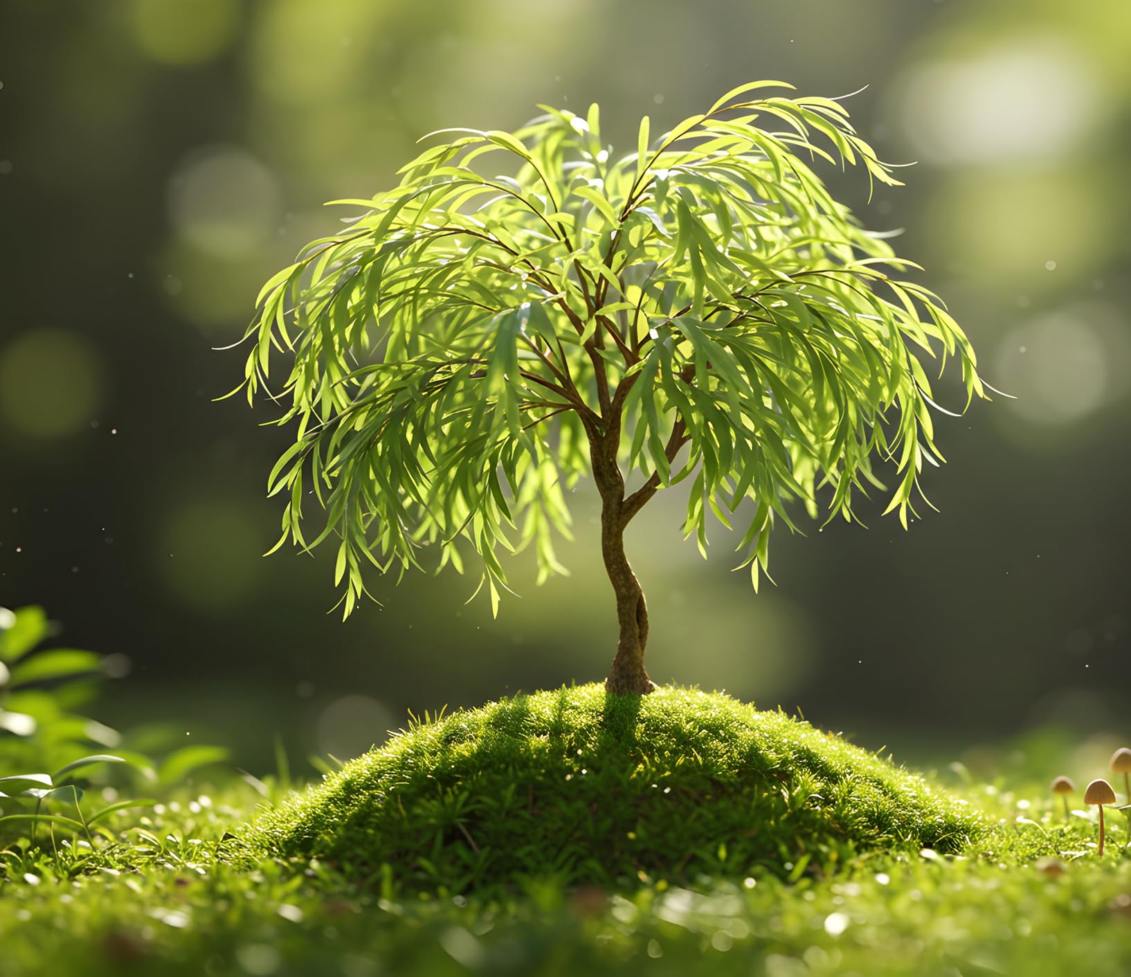 2 Miniature Weeping Willow Cuttings