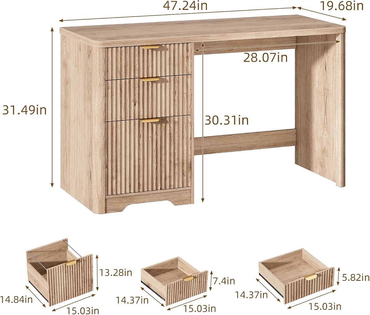 Aranya Natural Resilient Desk Suite view 2