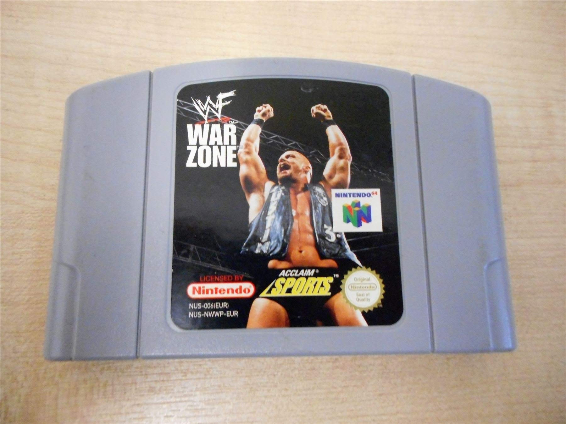 NINTENDO 64 - N64★WWF WAR ZONE 海外版 北米版 端子清掃済 N64☆WWF WAR ZONE 海外版 北米版 端子清掃済☆箱付・説明