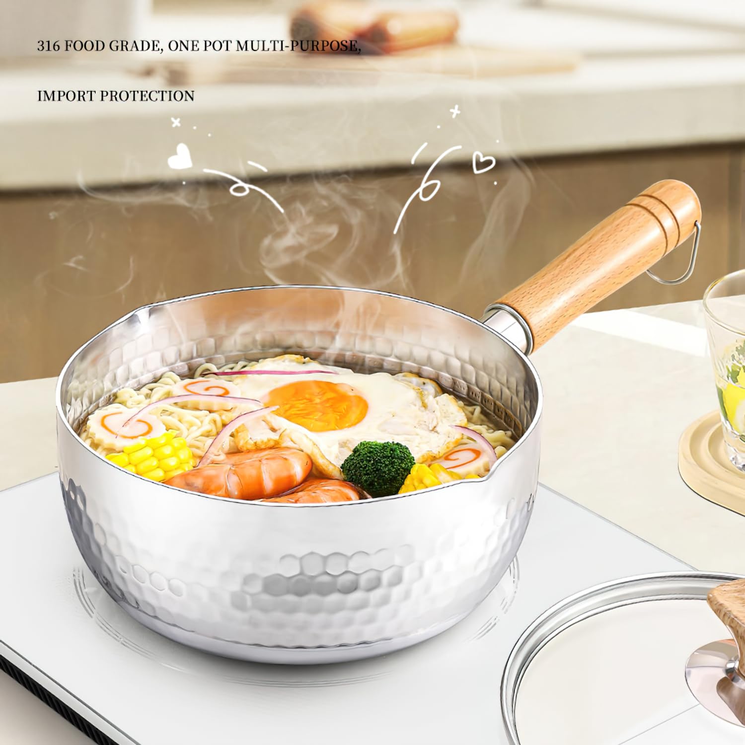Amazon.com: Yukihira Saucepan, Traditional Japanese Yukihira Pot