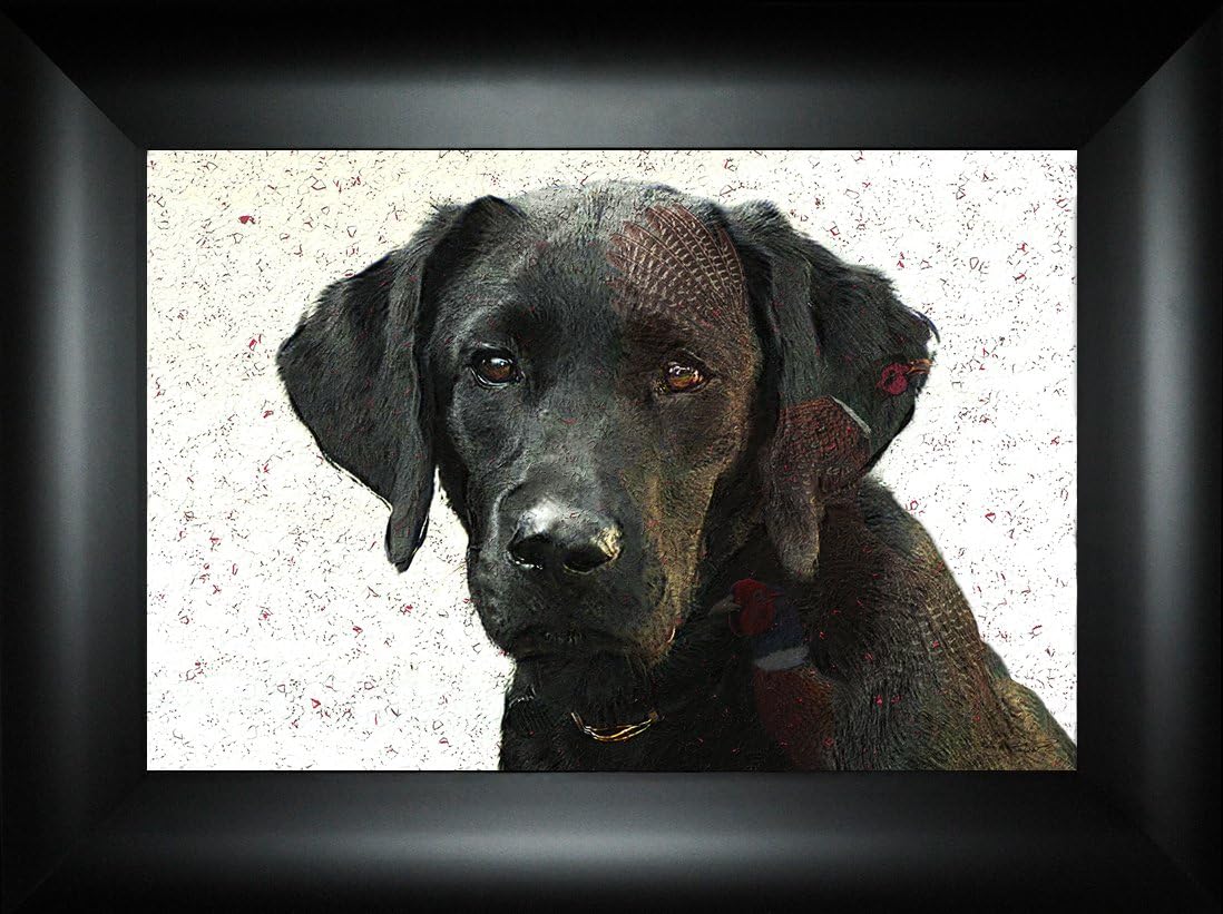 Bird Dog By Todd Thunstedt 18x24 Black Chocolate Golden