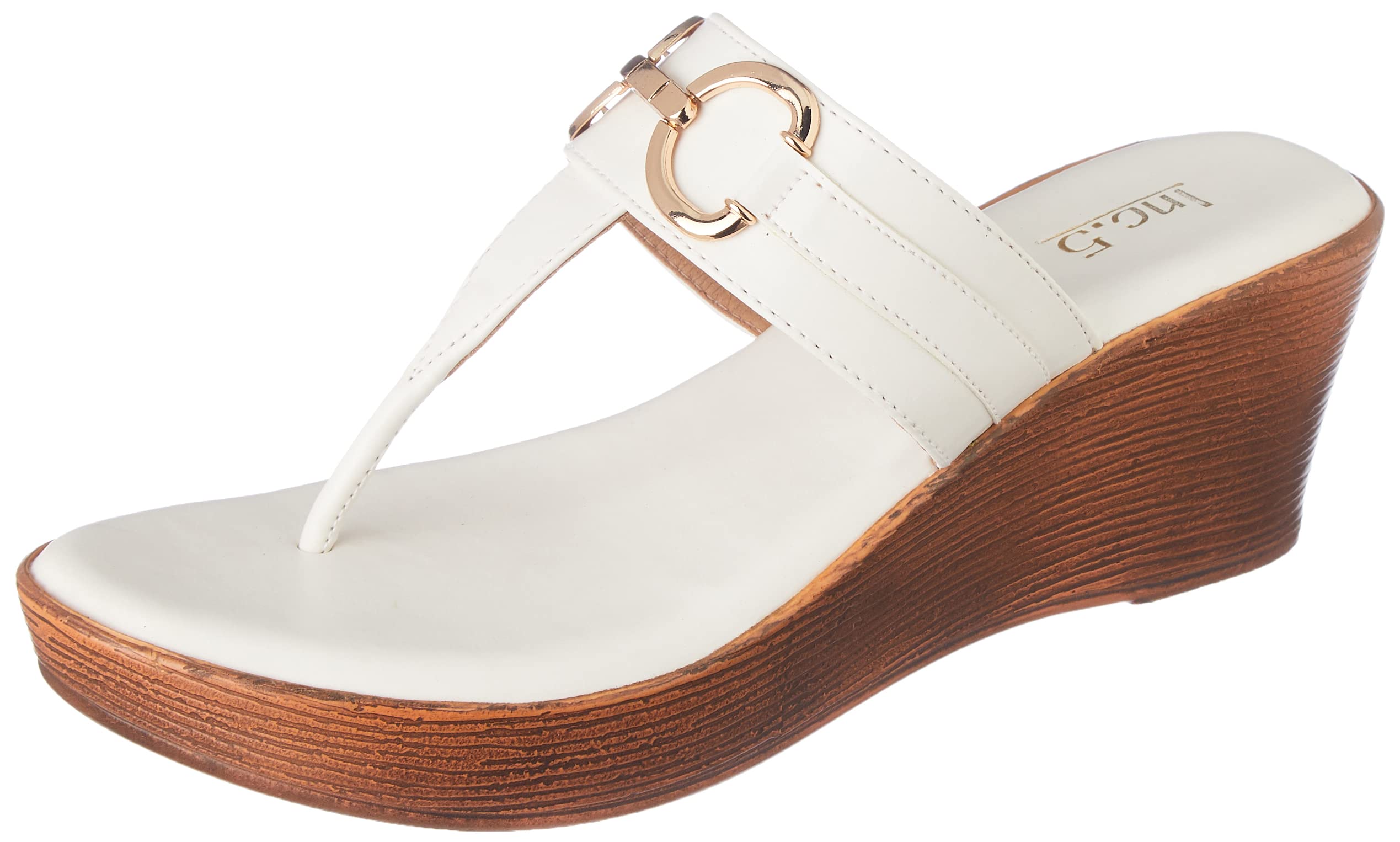 Inc.5 Comfort Wedges Thong Sandal For Women (B0BGY49V6V) Amazon Price History, Amazon Price Tracker
