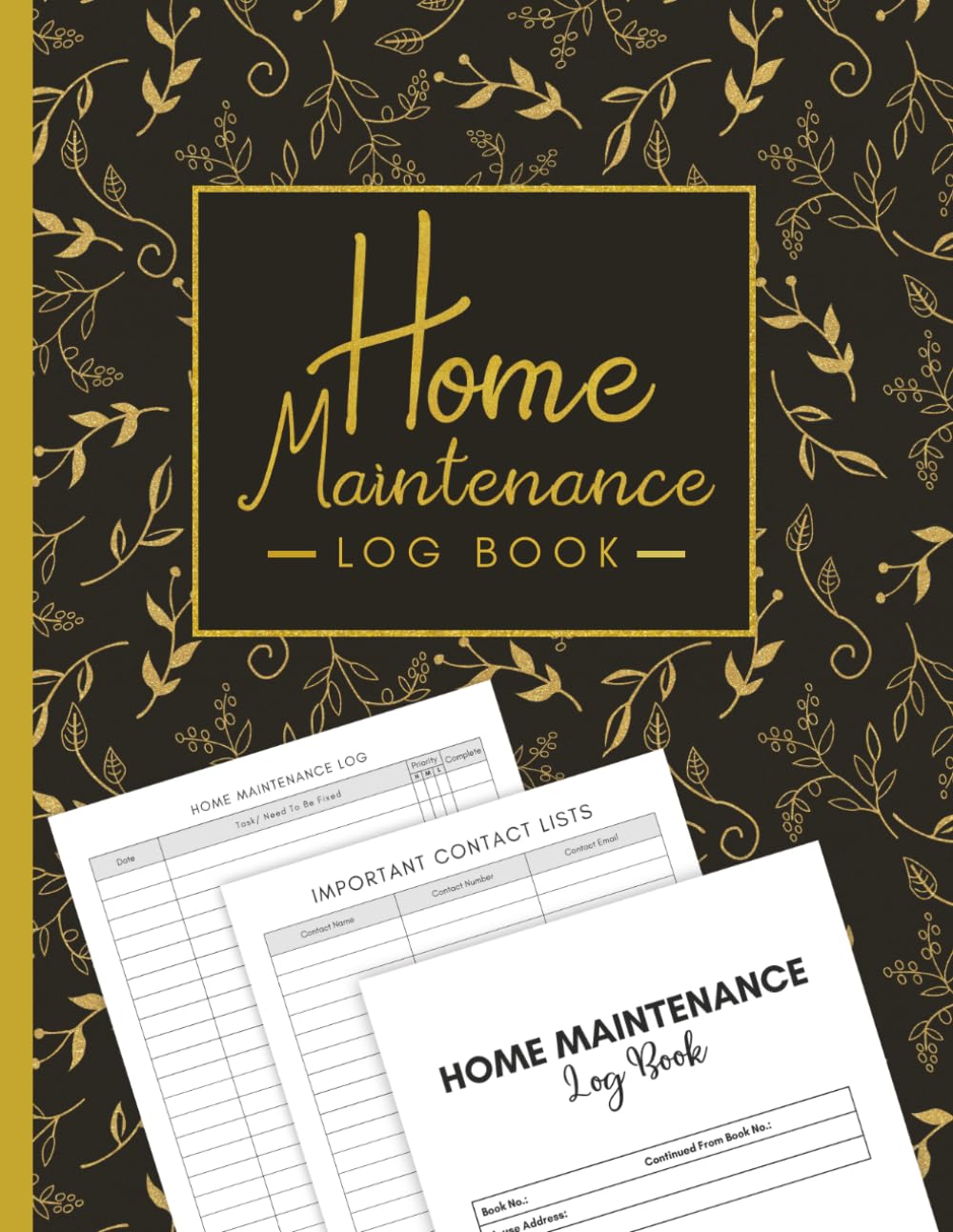 Home Maintenance Log Book: The Ultimate Simple House Repair Organizer Book With Priority Level/ Tasks Complete, Best Home Appliances / Renovation ... Planner Notebook, Best Gift For Home Buyer