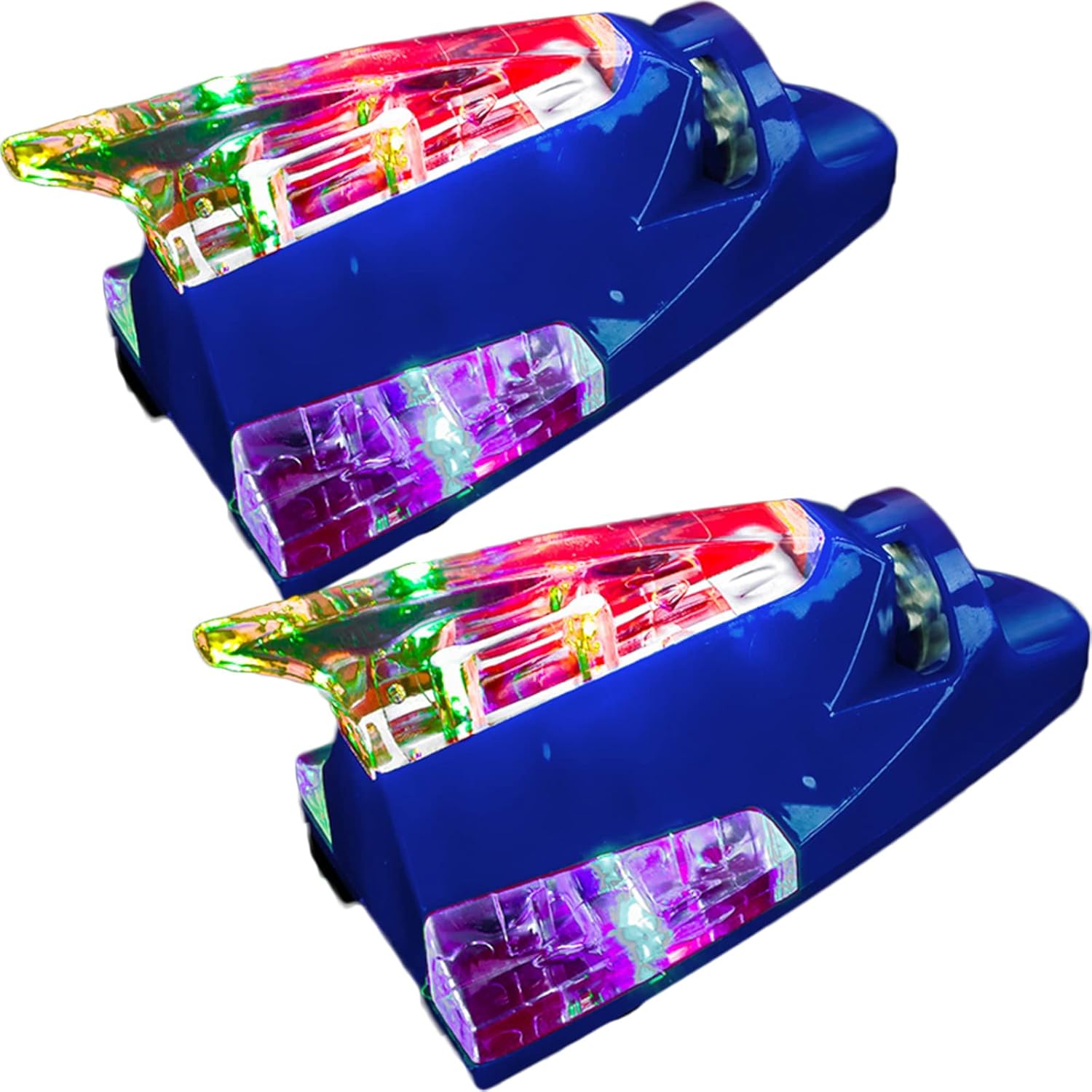 2 Pcs Shark Fin Air Vortex Generator Diffuser Wind Lights Compatible with Spoiler Roof Wing Air Vortex Generator,b