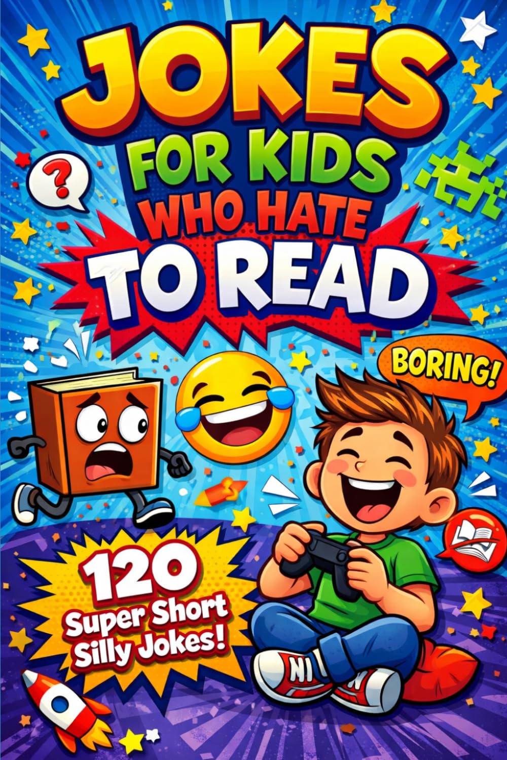 Jokes for Kids Who Hate Reading: Super Short Silly Jokes That Even Reluctant Readers Will Love