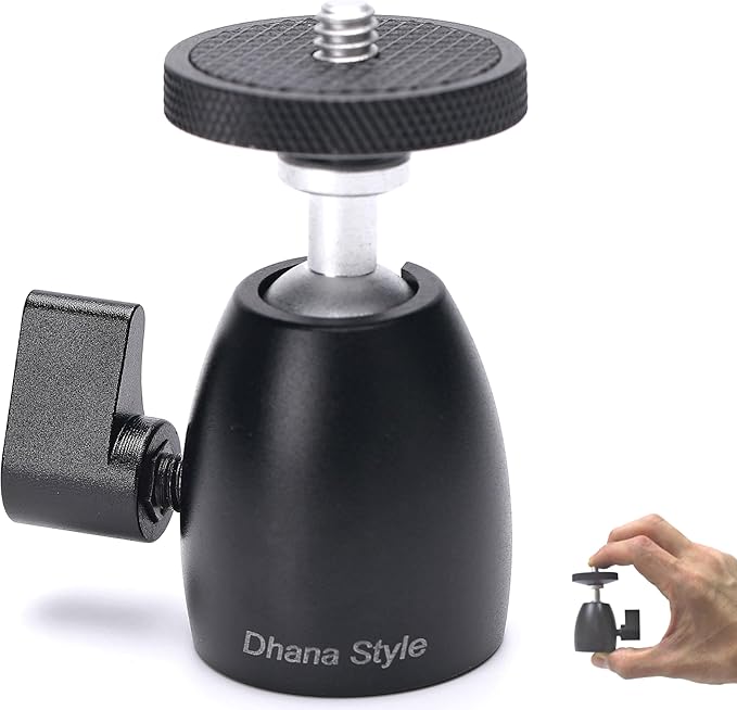 Amazon 自由雲台 ボールヘッド 強化アルミ合金 三脚 マウント チルト アダプター マルチアングル ブラケット 360° パノラマ