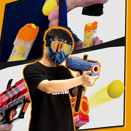Miniatura 6 de EKIND 50 bolas de munición de repuesto a granel compatibles con Nerf Rival Blaster Series