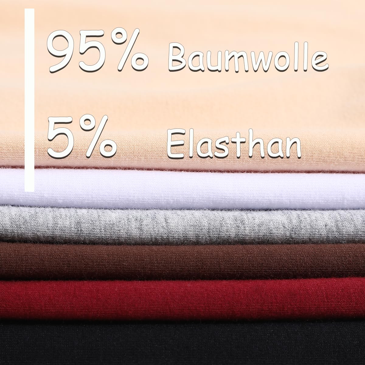 ALL OF SHE Boxershorts Damen Baumwolle–Unterwäsche Frauen Bequem und Unterhosen Atmungsaktiv, Pantys Damen Für Alltag, 6 Stück, Größen S-XXL