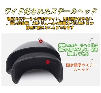 Amazon.co.jp: つま先保護 チェルシーブーツ サイドゴア 安全靴
