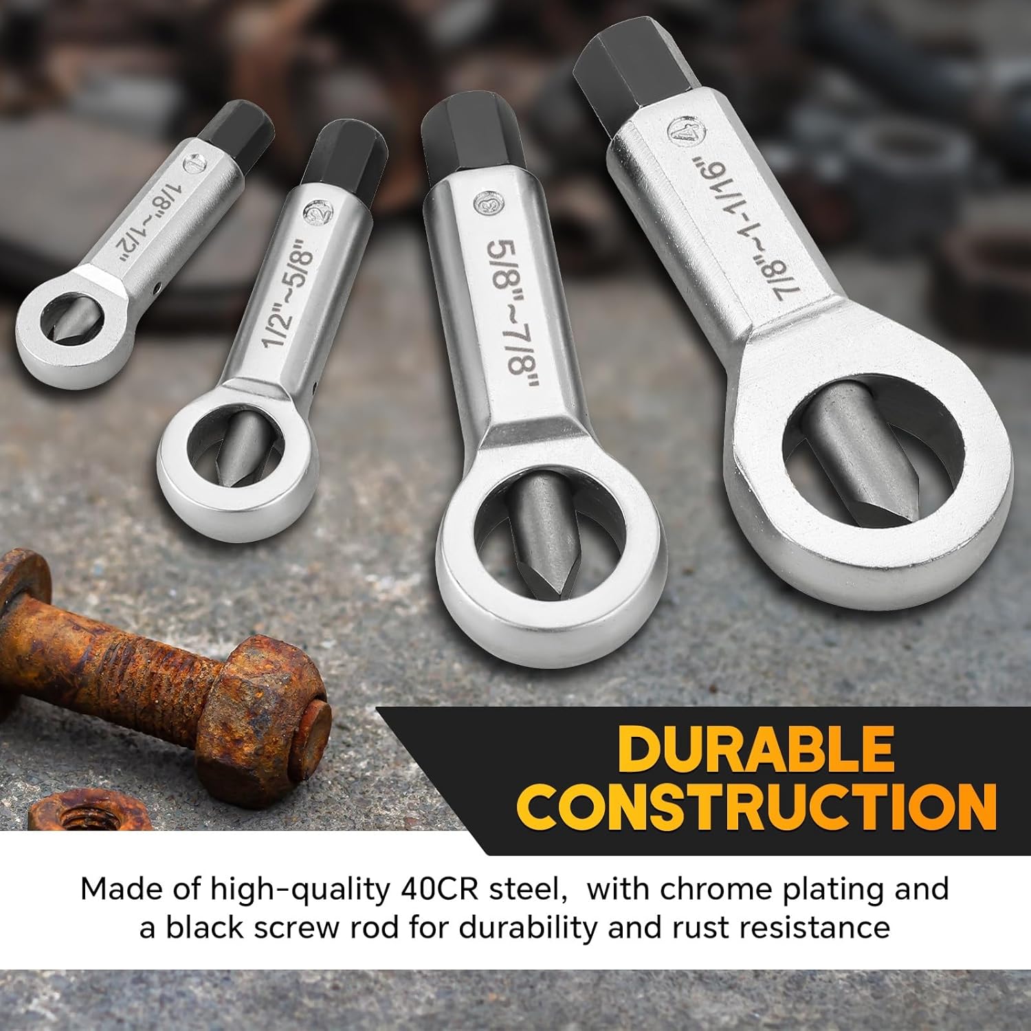 11PCS Snap Ring Plier Set & 4 Pack Metal Nut Splitter Set