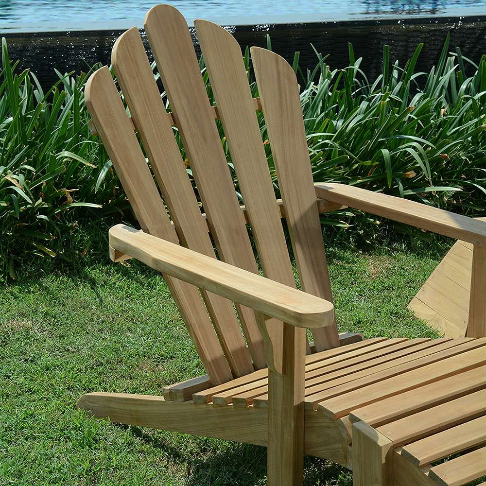 Teck'Attitude Adirondack en Teck Massif