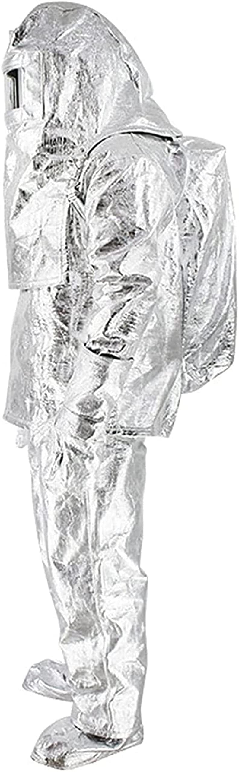Overoles Ignífugos Uniforme Bombero Resistente A Radiación Térmica Mina Carbón, Pozo Petróleo, Mina, Planta Química,500°-170-180cm