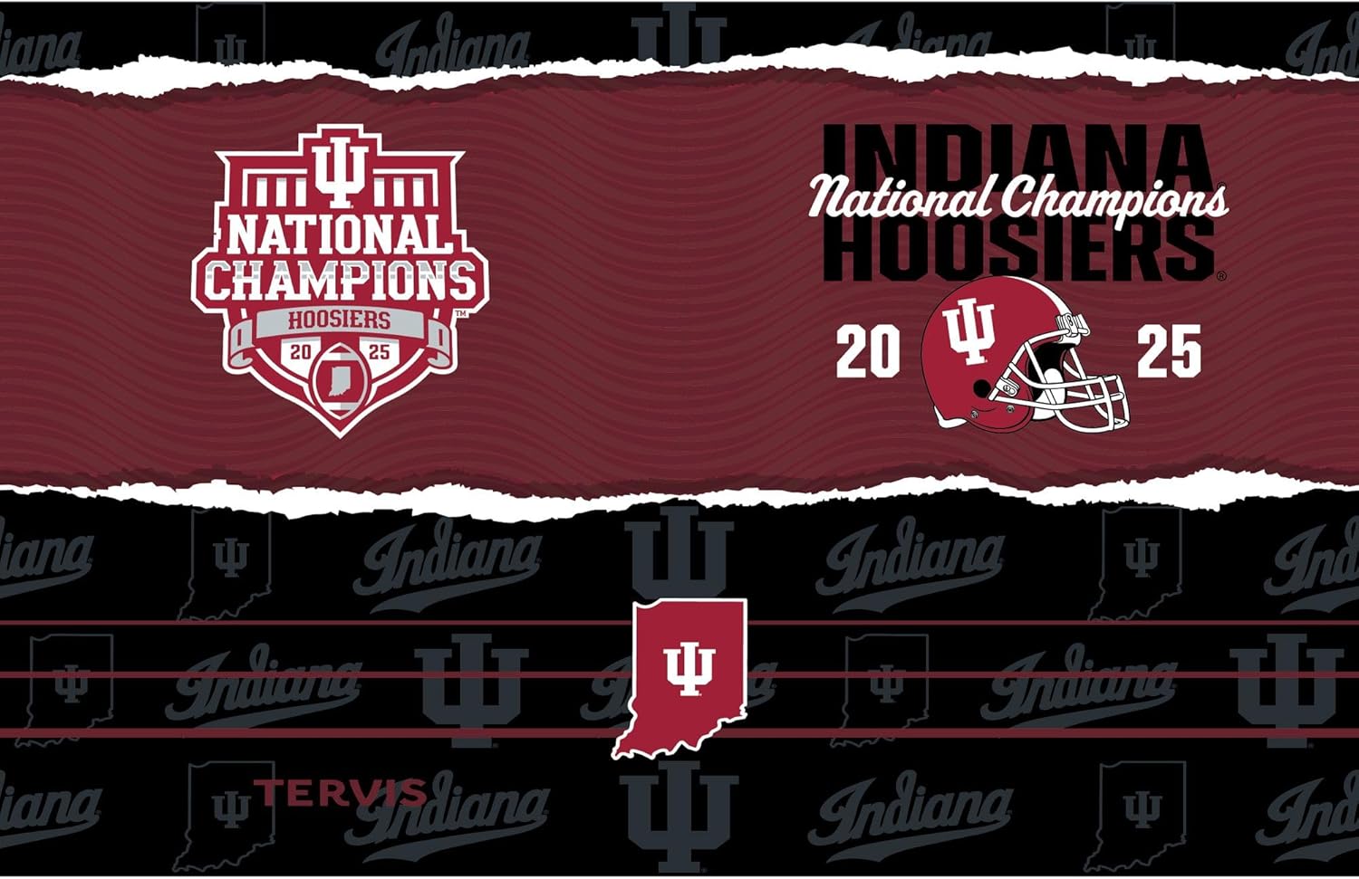 Tervis Traveler Indiana Hoosiers - 2025 NCAA College Football National Champions Made in USA Double Walled Insulated Tumbler Travel Cup Keeps Drinks Cold & Hot, - Image 2