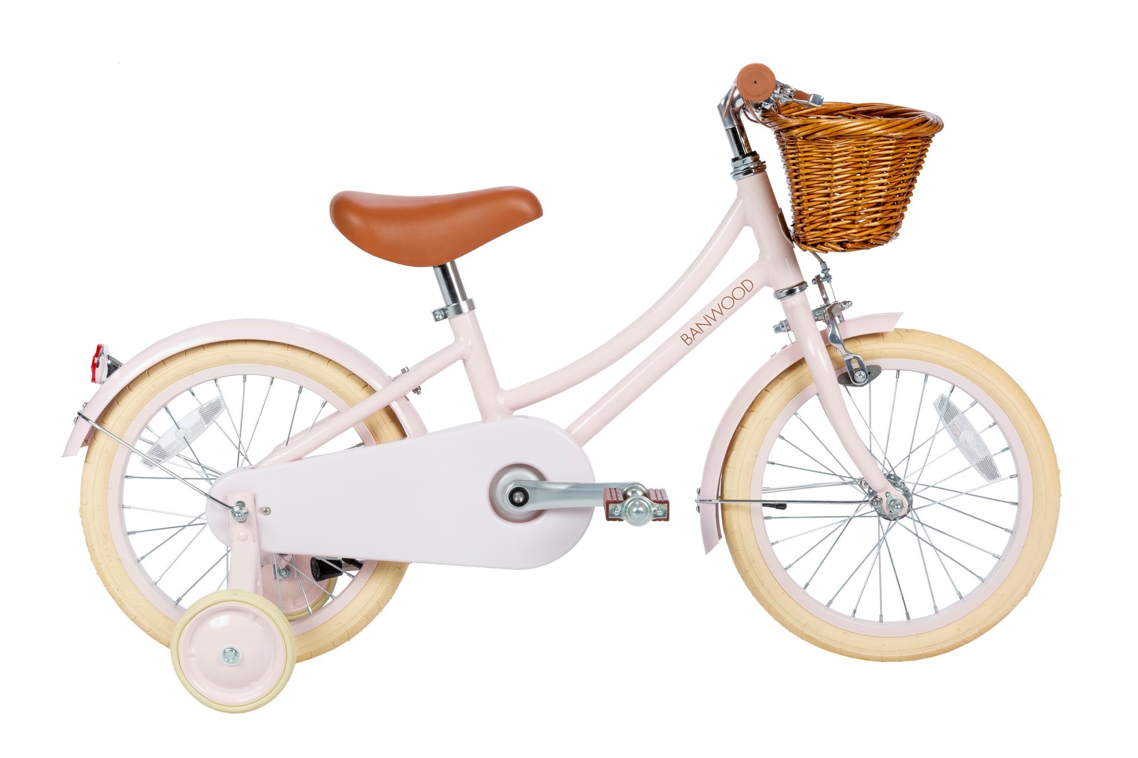 Banwood Bici clásica Crema Acero con Pedales Niños 4-7 Años