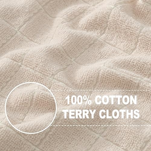 Miniatura 160 de Homaxy Toallas de cocina de rizo 100% algodón (gris oscuro, 13 x 28 pulgadas), diseño a cuadros, suaves y súper absorbentes, paquete de 6