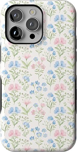 Miniatura 124 de Casely Funda para iPhone 14 Pro | Campo de flores | Floral pastel | Compatible con MagSafe | Diseño protector audaz