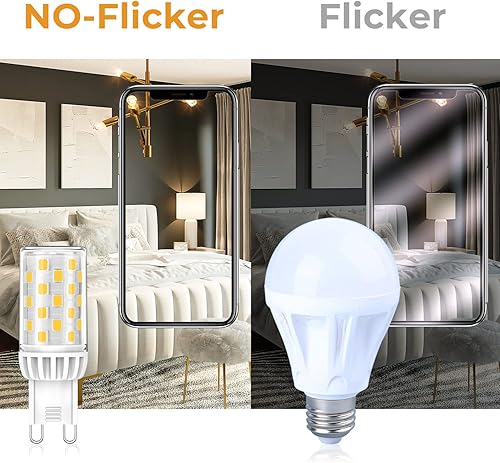 Miniatura 4 de Bombilla LED G9 regulable 5 W 550 M 2700 K blanco cálido suave, bombillas LED con base G9, 20 W, 30 W, 35 W, 40 W, T4 G9, equivalente a halógeno,