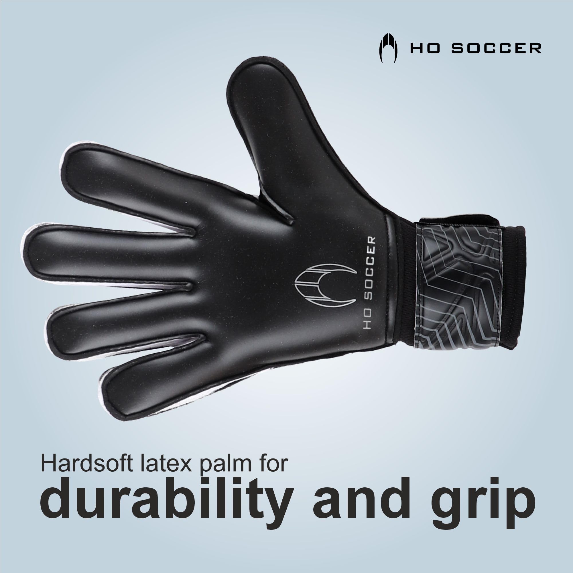 HO Soccer Force Black Guantes de Portero Niños
