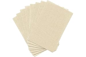 SLC Leather Burnishing Cloths, 10-Pack: Professional Shoe Shine and Leather Care Kit